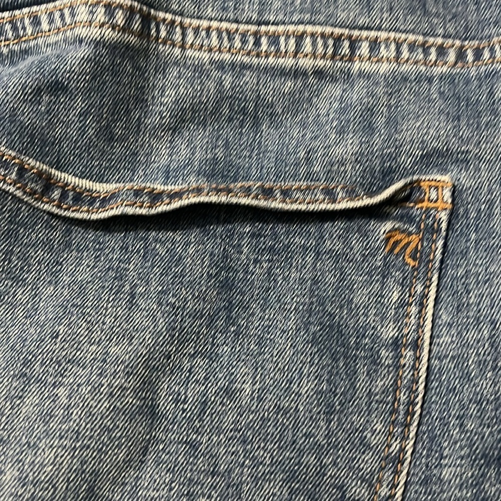 Madewell High- Rise Denim Shorts Mid- Length Size 37 NWT - Picture 5 of 11